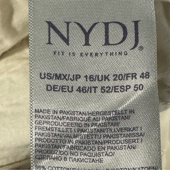 NYDJ Teresa Wide Leg Jeans in Feather. Sz: 16 - Picture 7 of 11